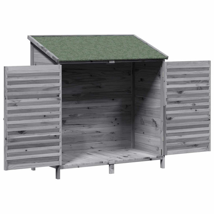 Sălaș de grădină Gri 106 x 56 x 113,5 cm Lemn de Brad Solid - WALTI WALTI