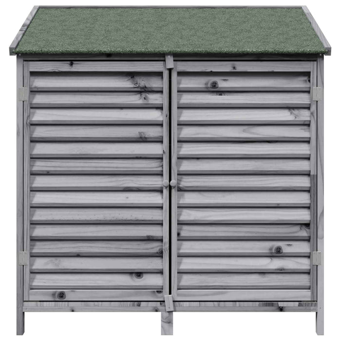 Sălaș de grădină Gri 106 x 56 x 113,5 cm Lemn de Brad Solid - WALTI WALTI