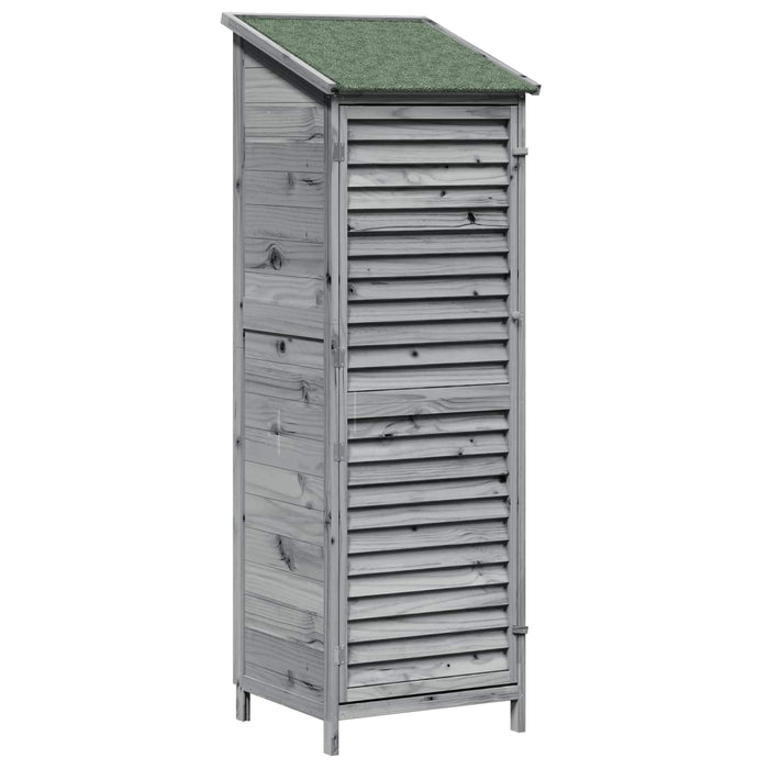 Sălaș de grădină Gri 59 x 56 x 176 cm Lemn de Brad Solid - WALTI WALTI
