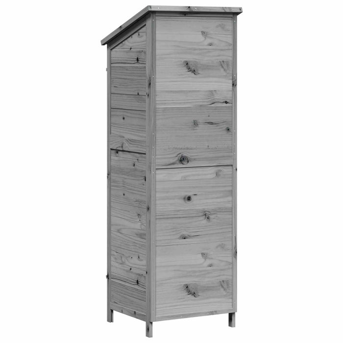 Sălaș de grădină Gri 59 x 56 x 176 cm Lemn de Brad Solid - WALTI WALTI