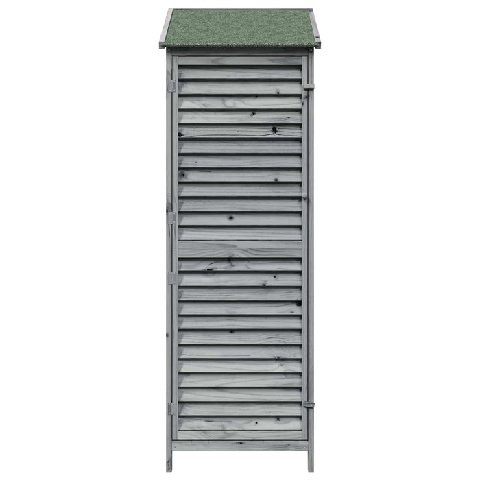 Sălaș de grădină Gri 59 x 56 x 176 cm Lemn de Brad Solid - WALTI WALTI