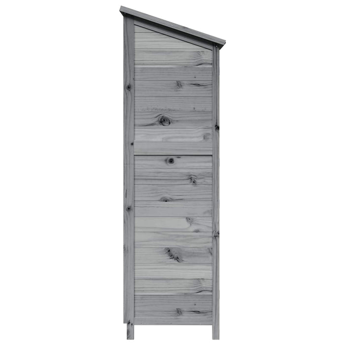 Sălaș de grădină Gri 59 x 56 x 176 cm Lemn de Brad Solid - WALTI WALTI