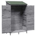 Sălaș de grădină Gri 106 x 56 x 176,5 cm Lemn de Brad Solid - WALTI WALTI