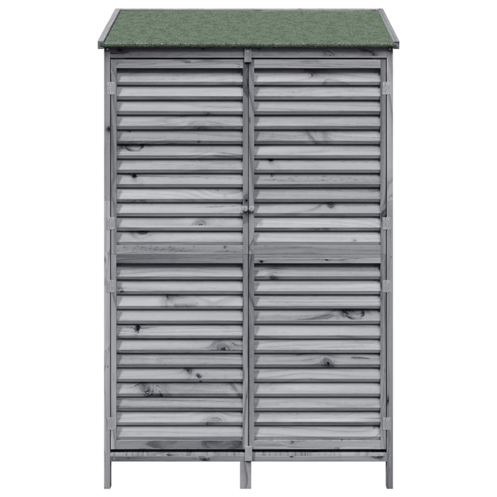 Sălaș de grădină Gri 106 x 56 x 176,5 cm Lemn de Brad Solid - WALTI WALTI