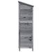 Sălaș de grădină Gri 106 x 56 x 176,5 cm Lemn de Brad Solid - WALTI WALTI