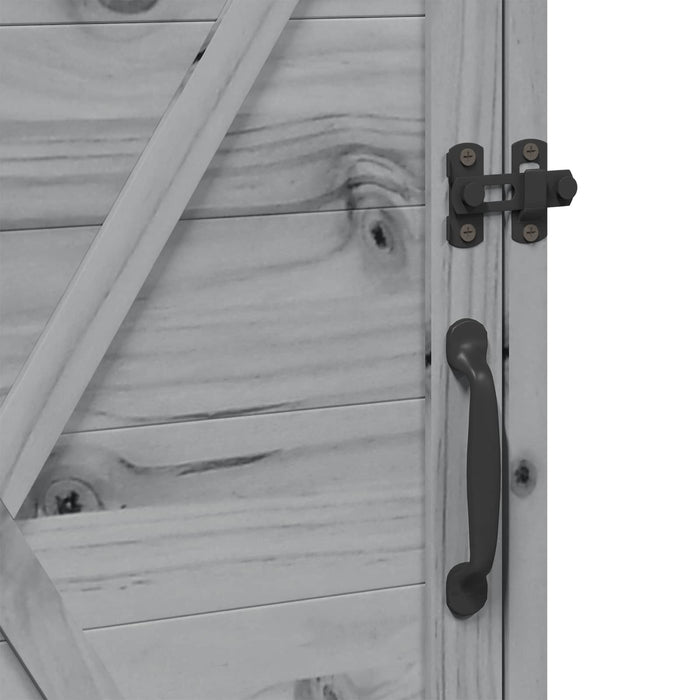 Sălaș de grădină Gri 59,5 x 56 x 113,5 cm Lemn prelucrat - WALTI WALTI