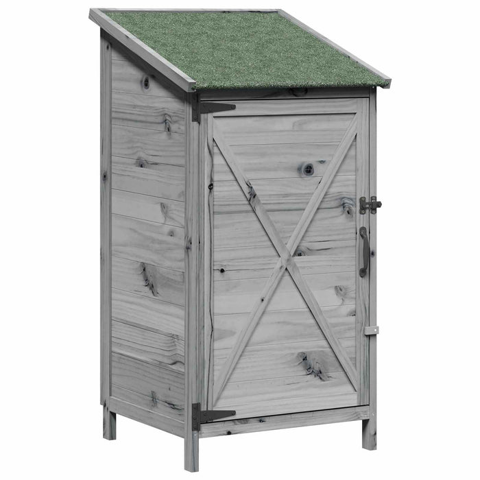 Sălaș de grădină Gri 59,5 x 56 x 113,5 cm Lemn prelucrat - WALTI WALTI