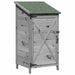 Sălaș de grădină Gri 59,5 x 56 x 113,5 cm Lemn prelucrat - WALTI WALTI