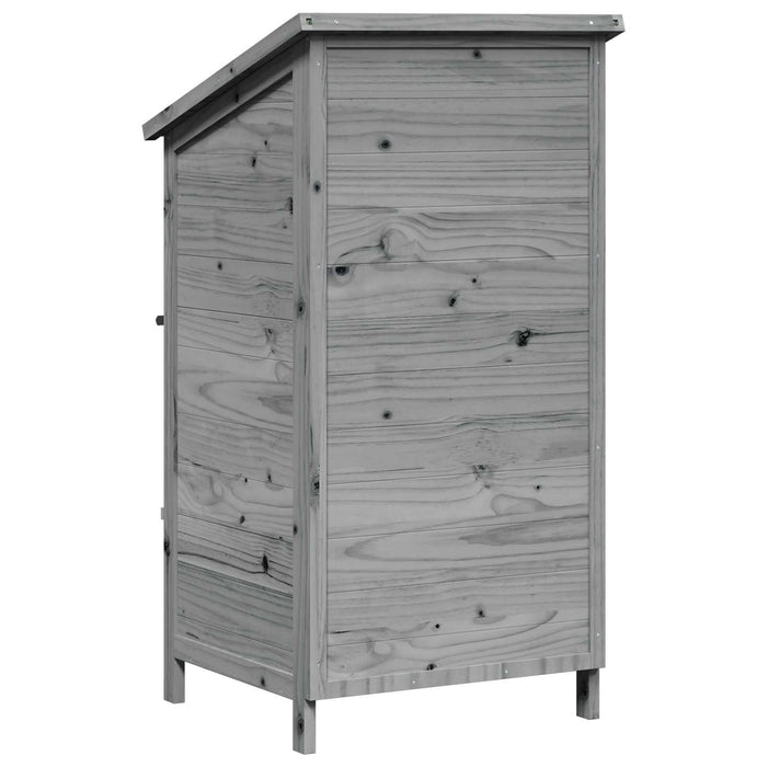 Sălaș de grădină Gri 59,5 x 56 x 113,5 cm Lemn prelucrat - WALTI WALTI