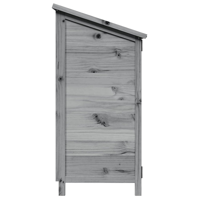 Sălaș de grădină Gri 59,5 x 56 x 113,5 cm Lemn prelucrat - WALTI WALTI