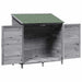 Sălaș de grădină Gri 106 x 56 x 113,5 cm Lemn prelucrat - WALTI WALTI