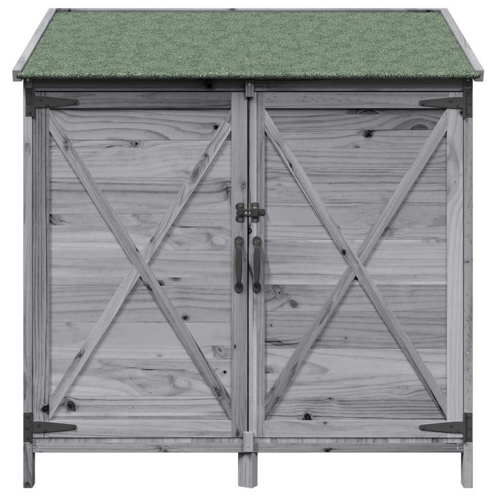 Sălaș de grădină Gri 106 x 56 x 113,5 cm Lemn prelucrat - WALTI WALTI