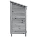Sălaș de grădină Gri 106 x 56 x 113,5 cm Lemn prelucrat - WALTI WALTI