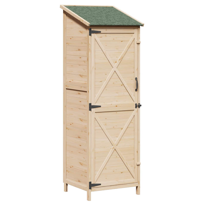 Sălaș de grădină natural 59,5 x 56 x 176,5 cm Lemn prelucrat - WALTI WALTI
