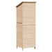 Sălaș de grădină natural 59,5 x 56 x 176,5 cm Lemn prelucrat - WALTI WALTI