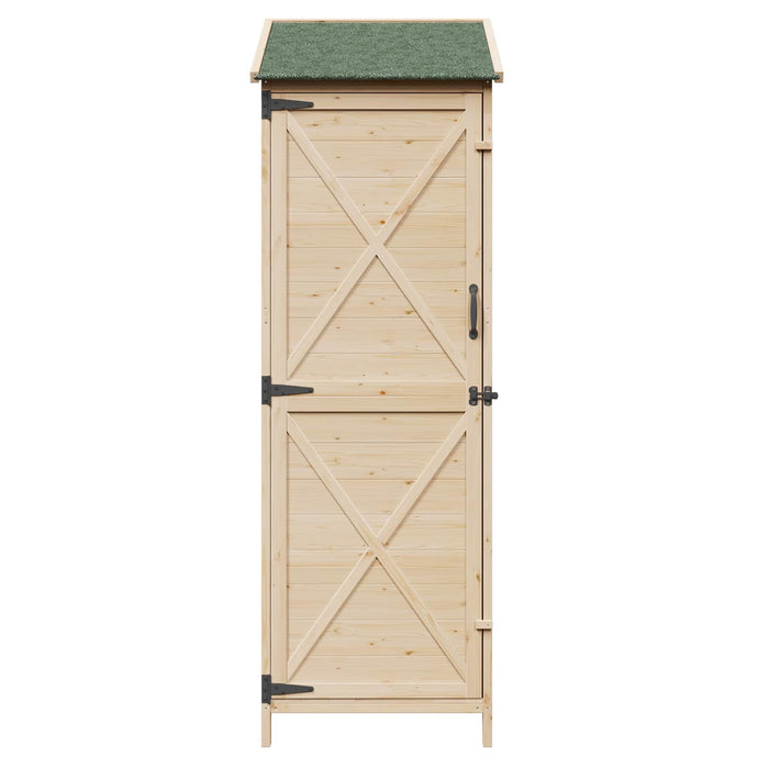 Sălaș de grădină natural 59,5 x 56 x 176,5 cm Lemn prelucrat - WALTI WALTI