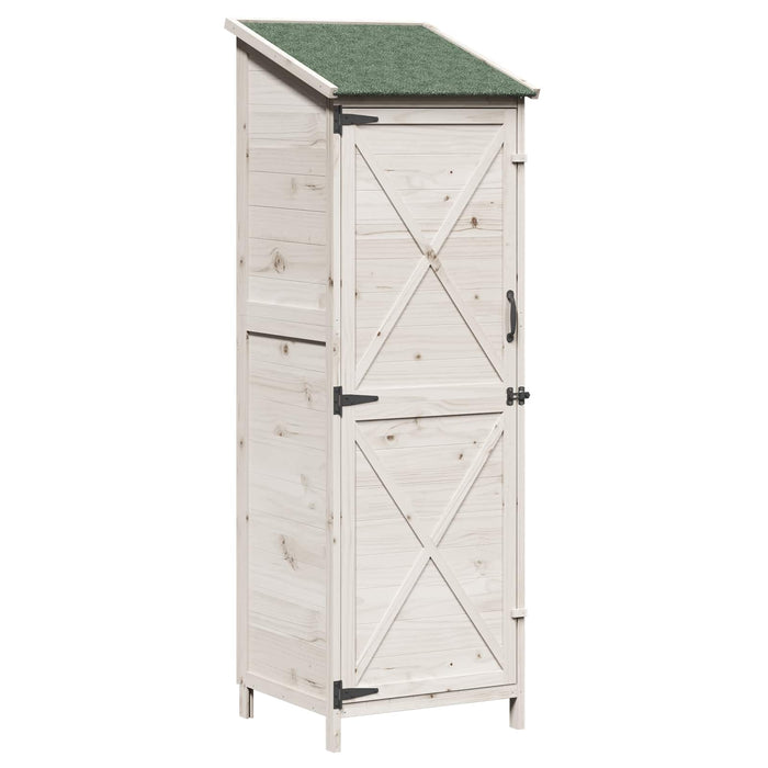 Sălaș de grădină Alb 59,5 x 56 x 176,5 cm Lemn prelucrat - WALTI WALTI