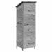 Sălaș de grădină Gri 59,5 x 56 x 176,5 cm Lemn prelucrat - WALTI WALTI