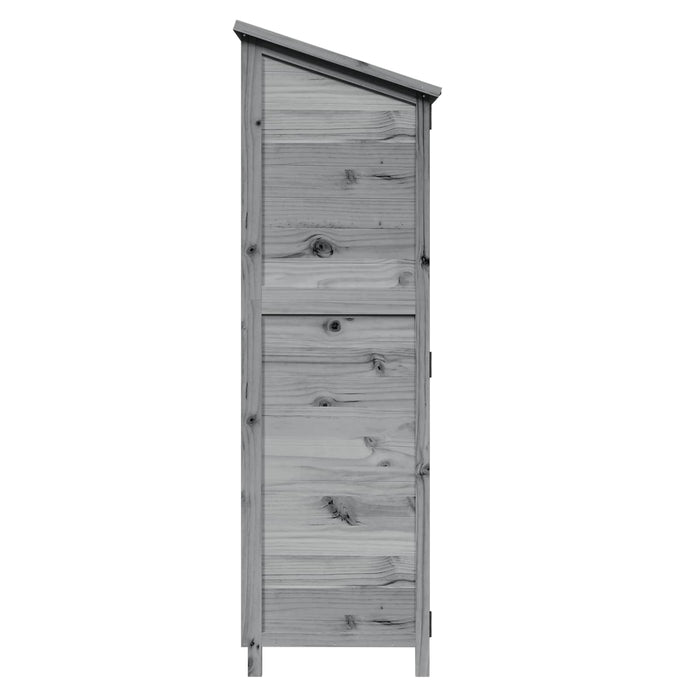 Sălaș de grădină Gri 59,5 x 56 x 176,5 cm Lemn prelucrat - WALTI WALTI