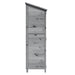 Sălaș de grădină Gri 59,5 x 56 x 176,5 cm Lemn prelucrat - WALTI WALTI