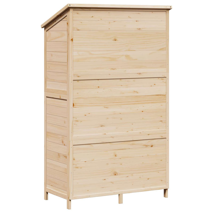 Sălaș de grădină natural 106 x 56 x 176,5 cm Lemn prelucrat - WALTI WALTI