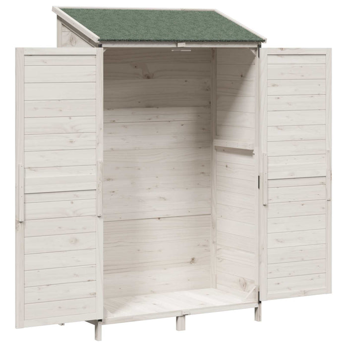 Sălaș de grădină Alb 106 x 56 x 176,5 cm Lemn prelucrat - WALTI WALTI