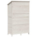 Sălaș de grădină Alb 106 x 56 x 176,5 cm Lemn prelucrat - WALTI WALTI