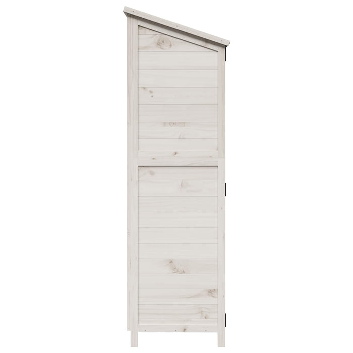 Sălaș de grădină Alb 106 x 56 x 176,5 cm Lemn prelucrat - WALTI WALTI
