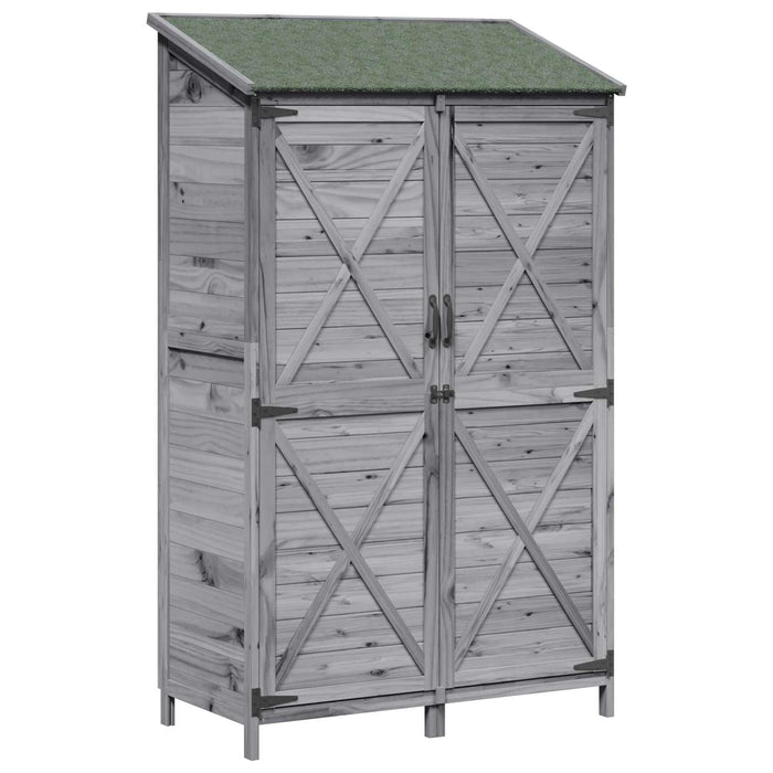 Sălaș de grădină Gri 106 x 56 x 176,5 cm Lemn prelucrat - WALTI WALTI