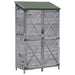 Sălaș de grădină Gri 106 x 56 x 176,5 cm Lemn prelucrat - WALTI WALTI