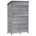 Sălaș de grădină Gri 106 x 56 x 176,5 cm Lemn prelucrat - WALTI WALTI