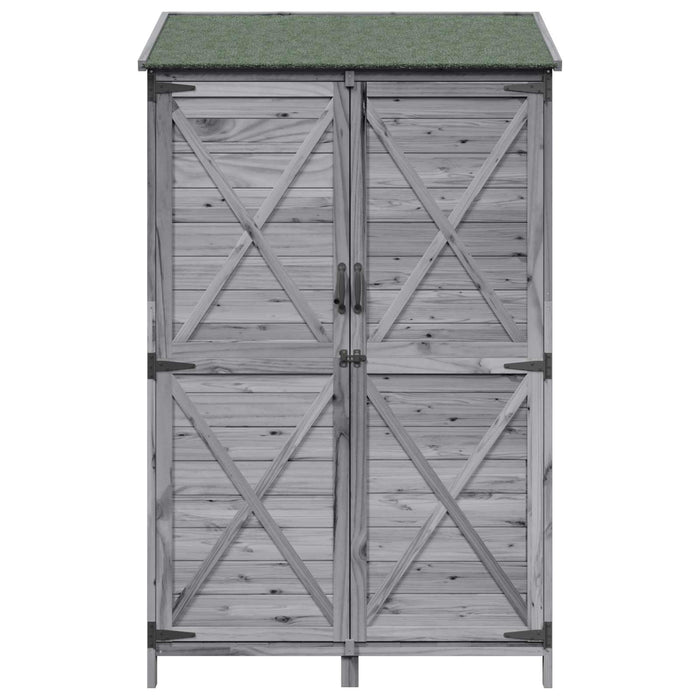 Sălaș de grădină Gri 106 x 56 x 176,5 cm Lemn prelucrat - WALTI WALTI