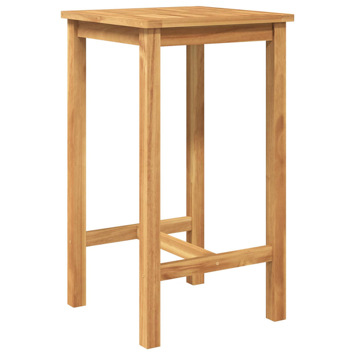 Set de bar pentru exterior 3 pcs Netratat Lemn solid de tec WALTI