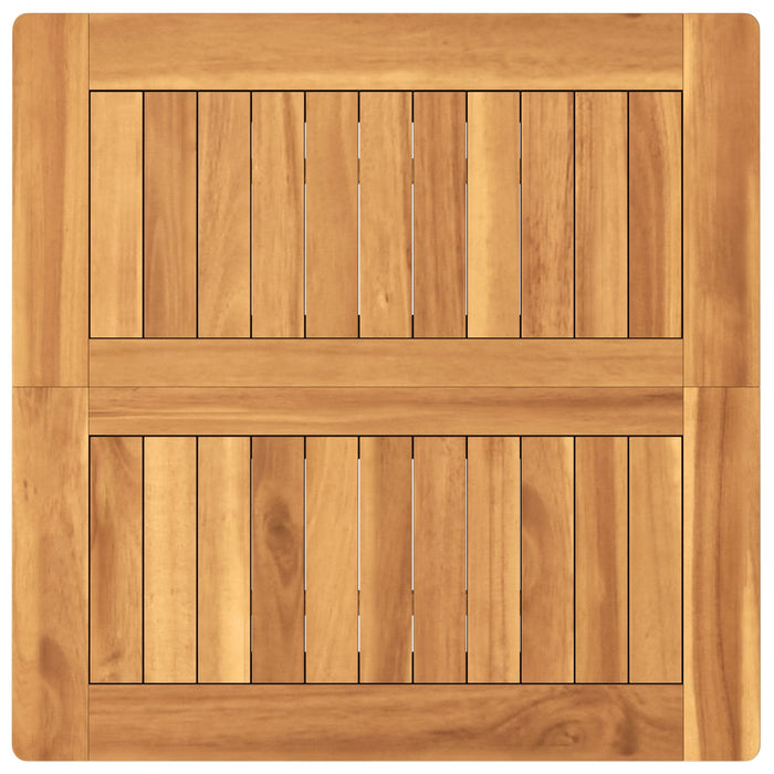 Set de bar pentru exterior 3 pcs Netratat Lemn solid de tec WALTI