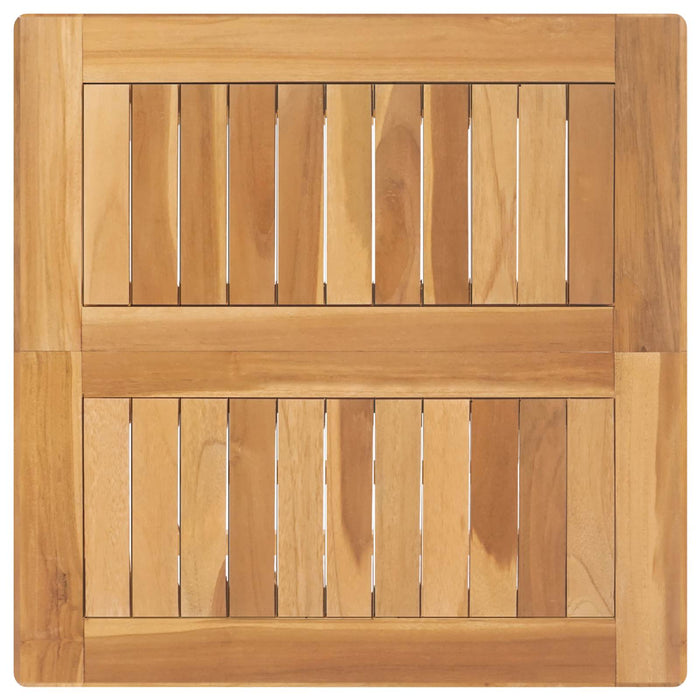 Set de bar pentru exterior 3 pcs Netratat Lemn solid de tec WALTI