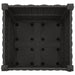 Ghiveci de grădină cu roți Negru 40 x 40 x 44 cm PP - WALTI WALTI