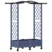 Pat Ridicat cu Trellis și Acoperiș Gri 124 x 40 x 129 cm PP - WALTI WALTI