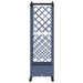 Pat Ridicat cu Trellis și Acoperiș Gri 124 x 40 x 129 cm PP - WALTI WALTI
