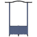 Pat Ridicat cu Trellis și Acoperiș Gri 125 x 40 x 144 cm PP - WALTI WALTI