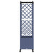 Pat Ridicat cu Trellis și Acoperiș Gri 125 x 40 x 144 cm PP - WALTI WALTI