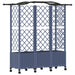 Pat Ridicat cu Trellis și Acoperiș Gri 163 x 40 x 144 cm PP - WALTI WALTI