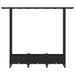 Pat Ridicat cu Trellis și Acoperiș Negru 164 x 40 x 127 cm PP - WALTI WALTI