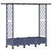 Pat Ridicat cu Trellis și Acoperiș Gri 164 x 40 x 127 cm PP - WALTI WALTI