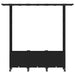 Pat Ridicat cu Trellis și Acoperiș Negru 162,5 x 40 x 142 cm PP - WALTI WALTI