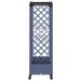 Pat Ridicat cu Trellis și Acoperiș Gri 207 x 40 x 129 cm PP - WALTI WALTI