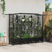 Pat Ridicat cu Trellis și Acoperiș Negru 203,5 x 40 x 129 cm PP - WALTI WALTI