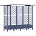 Pat Ridicat cu Trellis și Acoperiș Gri 203,5 x 40 x 129 cm PP - WALTI WALTI