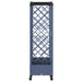 Pat Ridicat cu Trellis și Acoperiș Gri 203,5 x 40 x 129 cm PP - WALTI WALTI