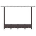 Pat Ridicat cu Trellis și Acoperiș Maro 203 x 40 x 127 cm PP - WALTI WALTI