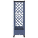 Pat Ridicat cu Trellis și Acoperiș Gri 203 x 40 x 127 cm PP - WALTI WALTI